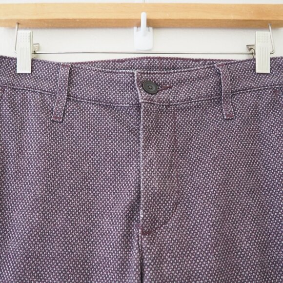 AG Adriano Goldschmied The Marshall Slim Chino Kleven Plum Pants sz 30R - Picture 7 of 10